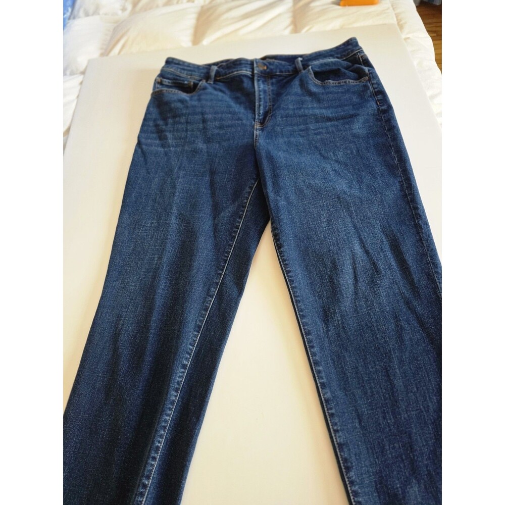 Talbots Women's Everyday Relaxed Leg Jeans Ankle Length, Size 16